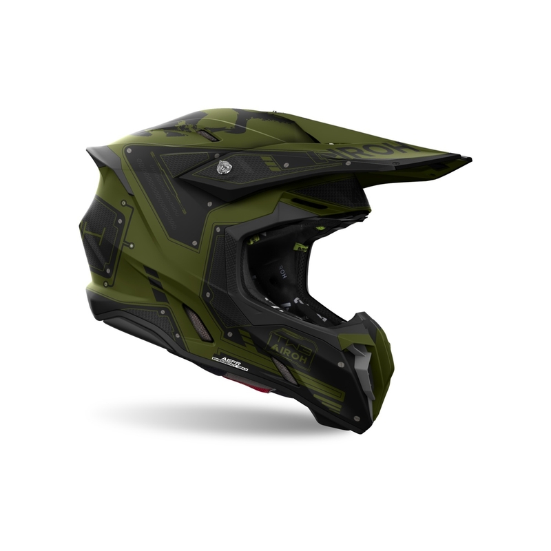 Motocross-kypärä Airoh Twist 3 Military matto
