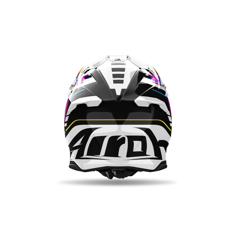 Motocross kypärä Airoh Twist 3 Rainbow kiiltävä kiiltävä