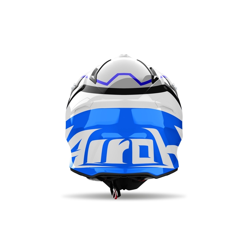Motocross kypärä Airoh Aviator Ace 2 Ground kiiltävä sininen