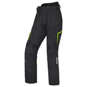 Naisten RSA Bolt Musta-valkoinen-keltainen moottoripyöräilyhousut