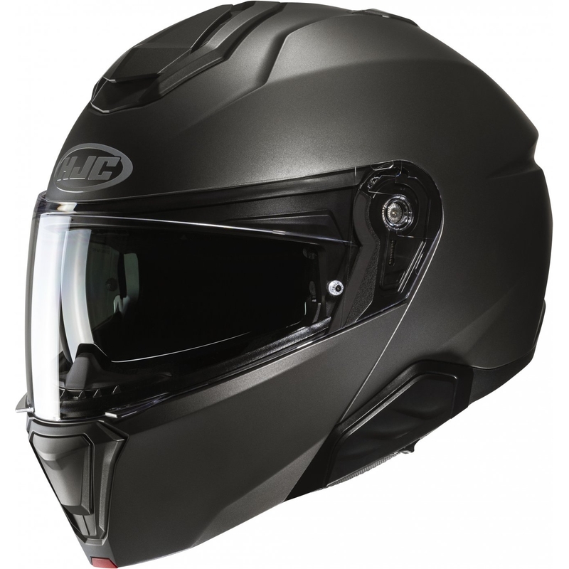 HJC i91 Solid semi flat titaani flip-up moottoripyöräilykypärä