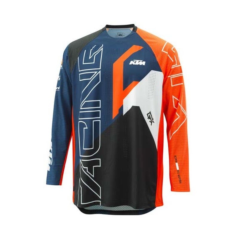 Motokrosový dres KTM Gravity-FX Replica černo-modro-oranžový výprodej