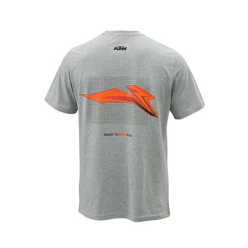 T-paita KTM Grid Tee harmaa alennusmyynti