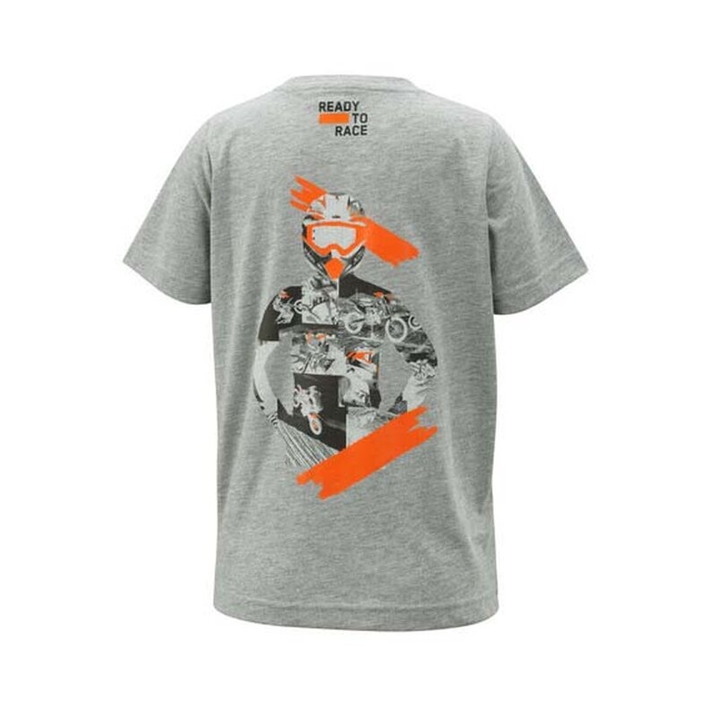 Lasten T-paita KTM Hero Tee harmaa
