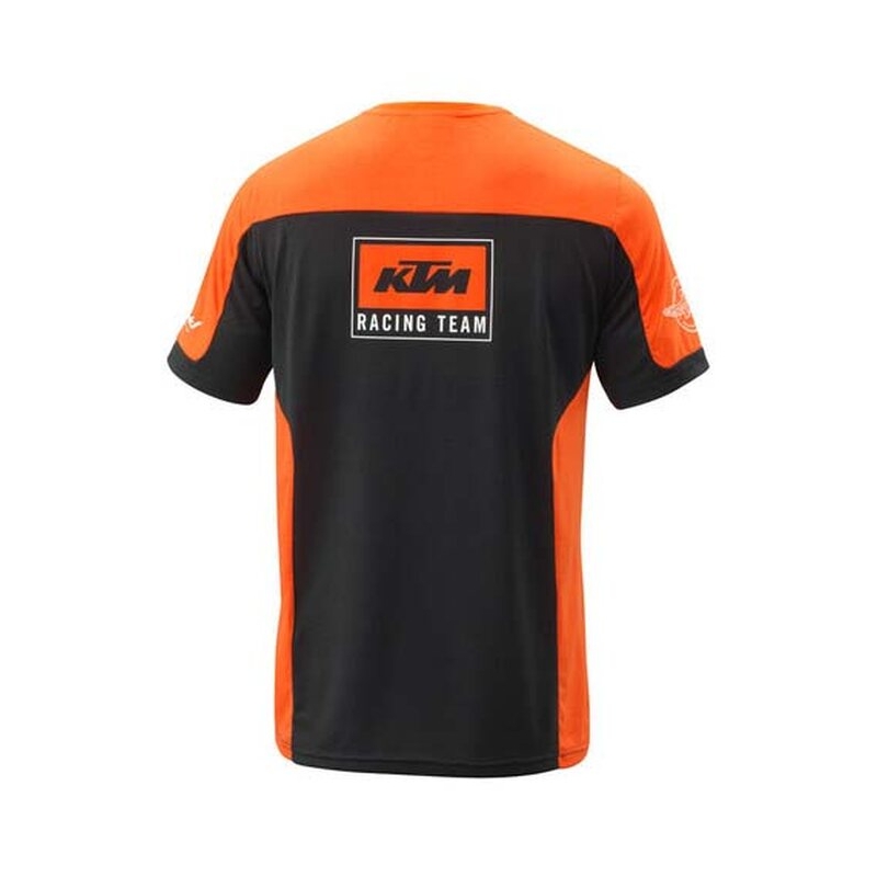 KTM Team Tee musta-oranssi