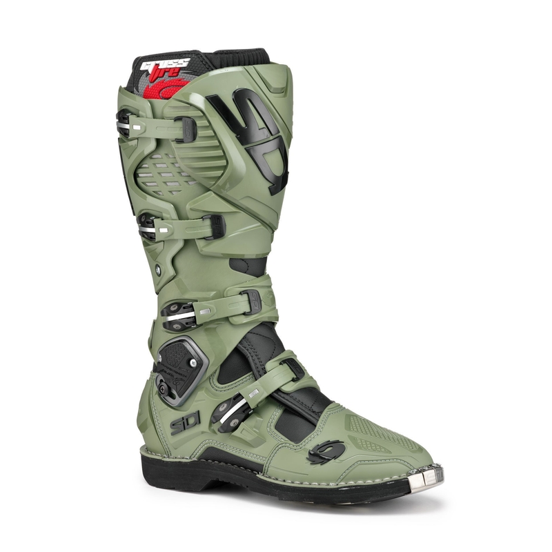 Boty na motorku SIDI CROSSFIRE 3 zeleno-černé