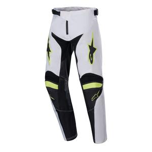 Alpinestars Racer Lucent Lasten motocross-housut Valkoinen-Musta-Keltainen