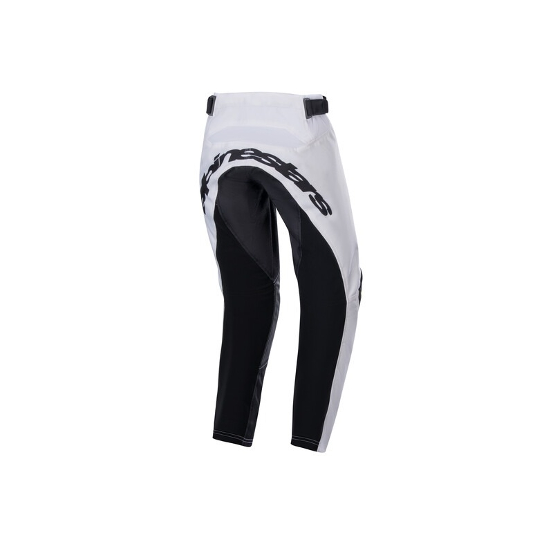 Alpinestars Racer Lucent Lasten motocross-housut Valkoinen-Musta-Keltainen