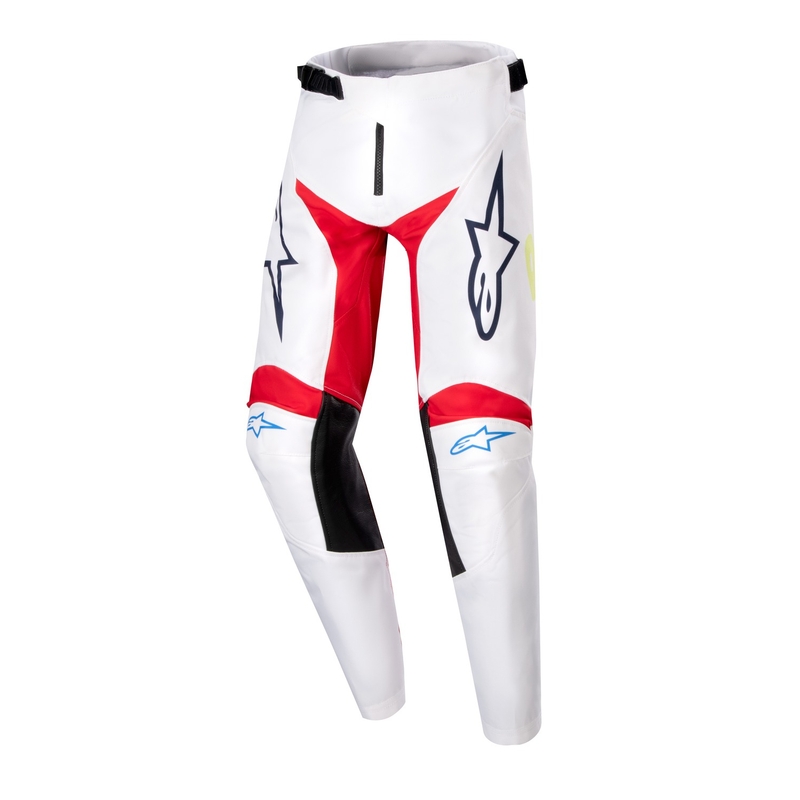 Dětské motokrosové kalhoty Alpinestars Racer Hana 2024 bílo-barevné