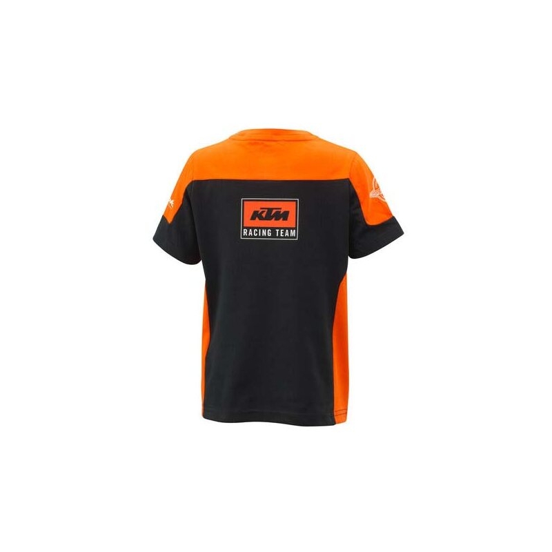 Lasten T-paita KTM Team musta-oranssi