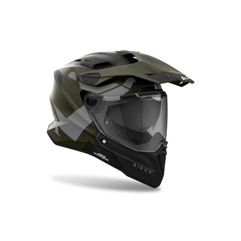 Enduro kypärä Airoh Commander 2 Reveal matta vihreä