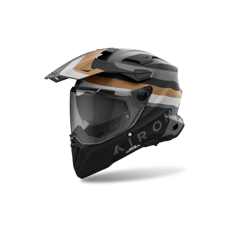 Enduro kypärä Airoh Commander 2 Doom matta kultainen