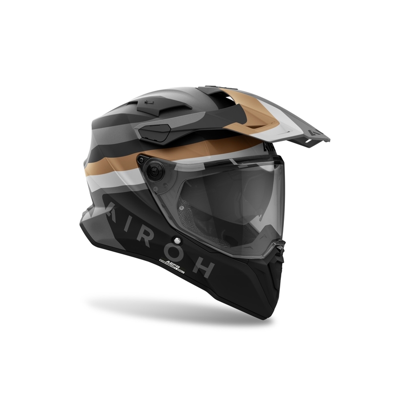 Enduro kypärä Airoh Commander 2 Doom matta kultainen