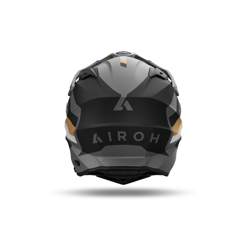 Enduro kypärä Airoh Commander 2 Doom matta kultainen