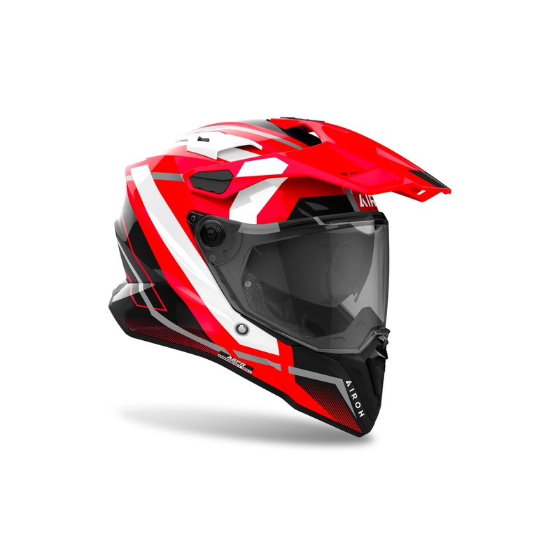 Enduro kypärä Airoh Commander 2 Mavick kiiltävä punainen