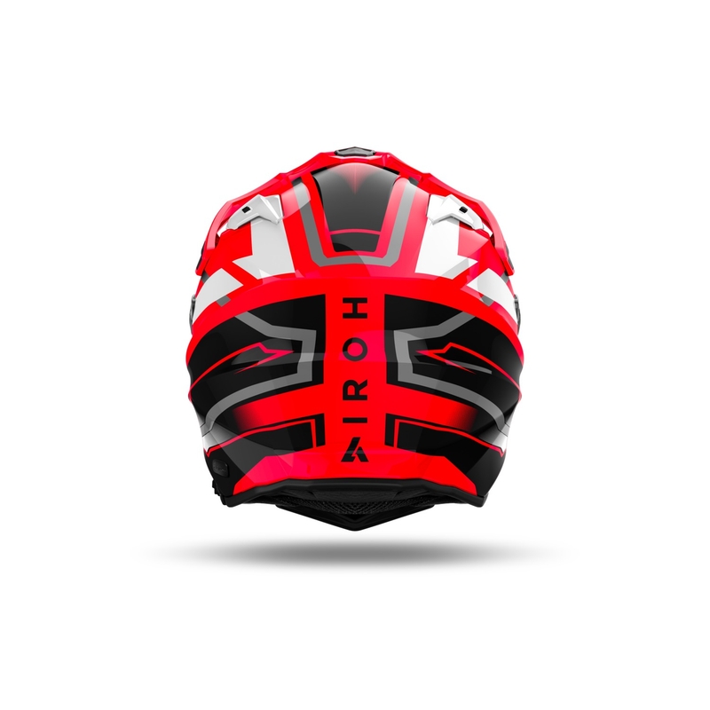 Enduro kypärä Airoh Commander 2 Mavick kiiltävä punainen