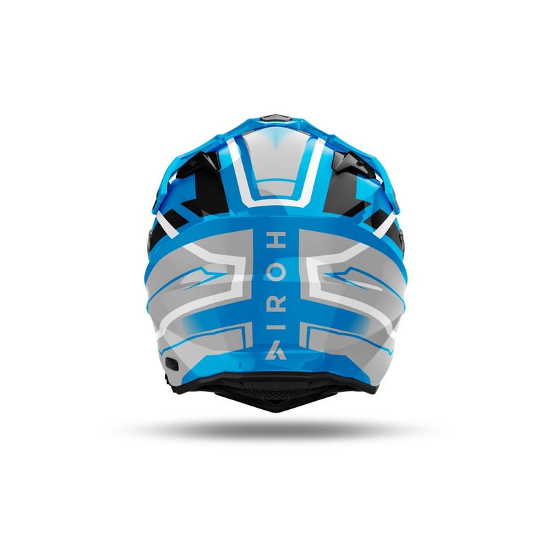 Enduro kypärä Airoh Commander 2 Mavick kiiltävä sininen