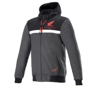 Alpinestars Chrome Street huppari Honda musta-harmaa-punainen