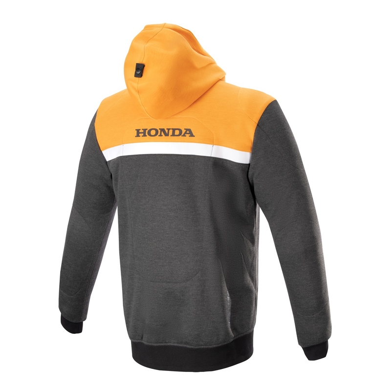 Alpinestars Chrome Street huppari Honda musta-harmaa-oranssi