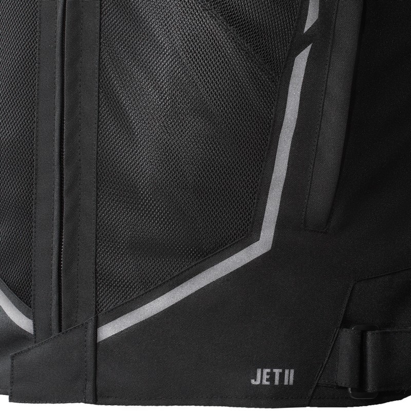 Moto-takki Ozone Jet II musta alennusmyynti