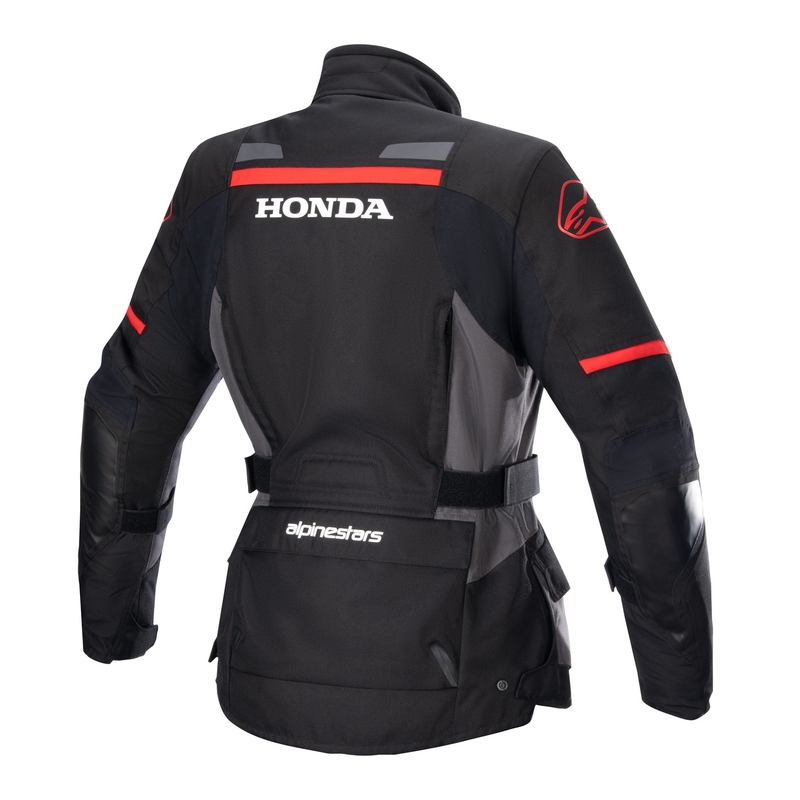Alpinestars Stella Andes Drystar Honda Musta ja harmaa Naisten moottoripyöräily takki