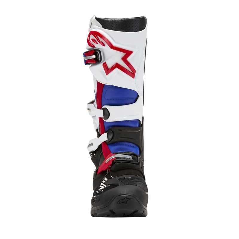 Alpinestars Tech 7 Enduro Drystar Honda Musta-sininen-valko-punainen Moottoripyöräilykengät