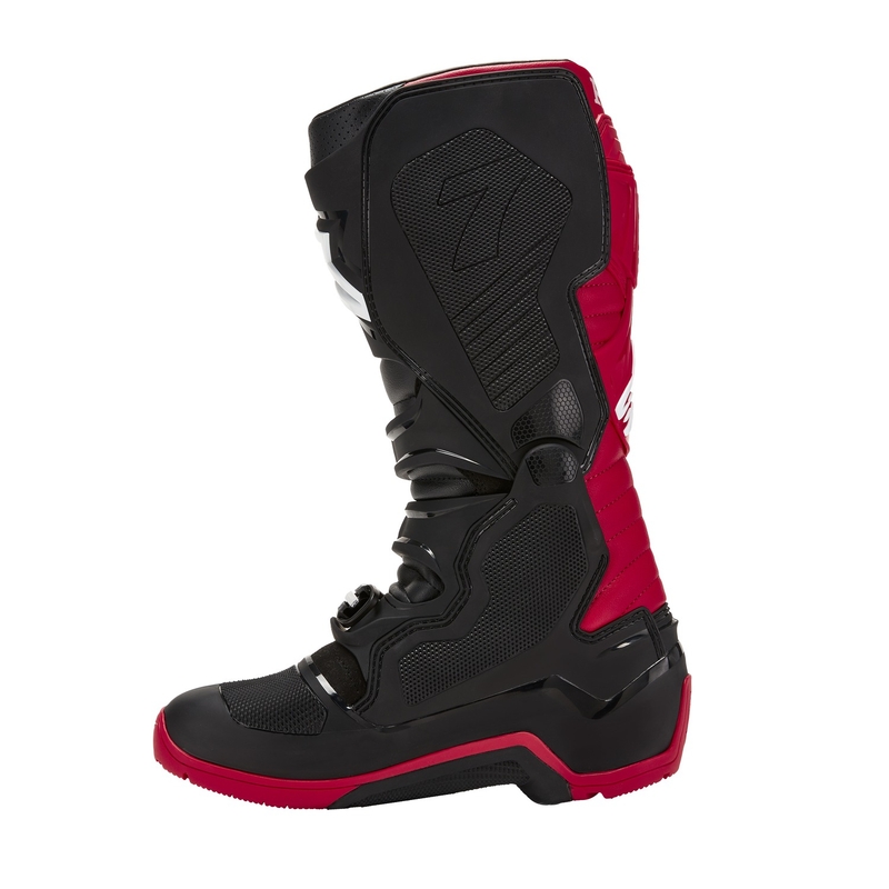 Alpinestars Tech 7 Enduro Drystar Honda Musta ja punainen moottoripyörä saappaat
