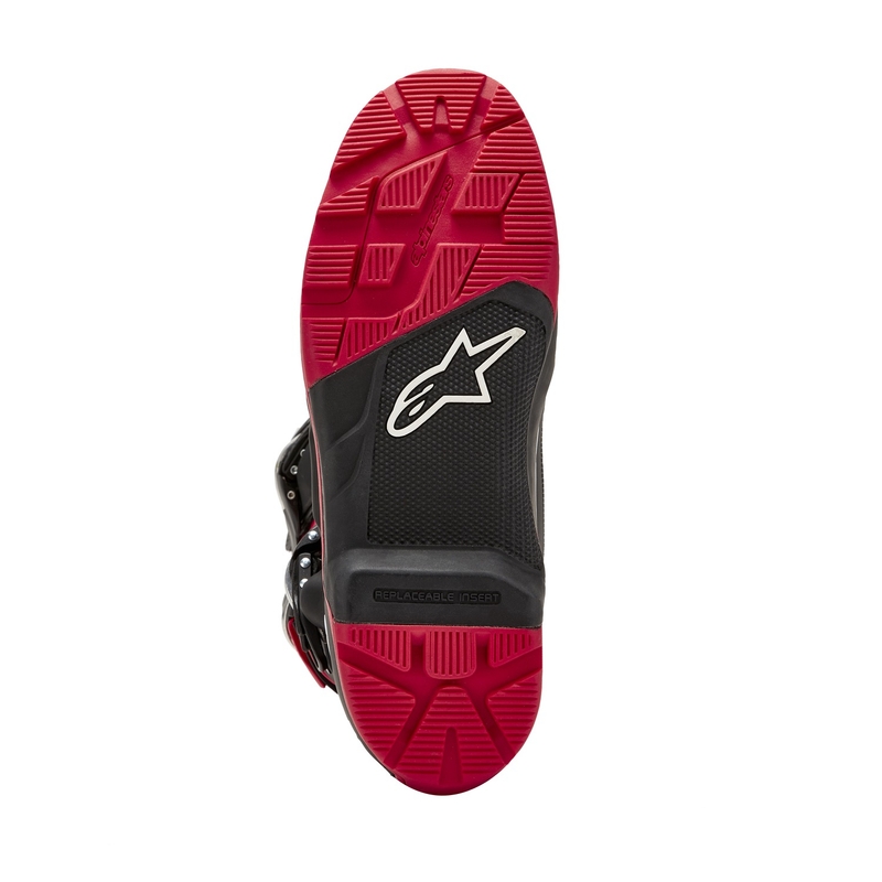 Alpinestars Tech 7 Enduro Drystar Honda Musta ja punainen moottoripyörä saappaat