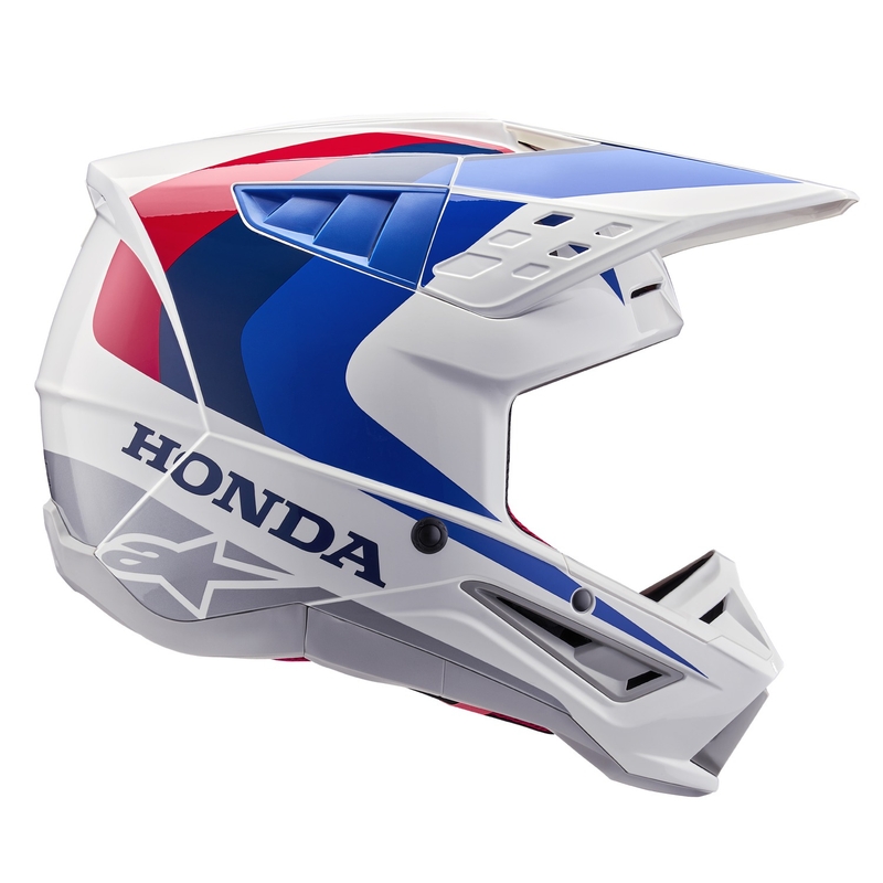 Alpinestars S-M5 Honda motocross kypärä valkoinen-sininen-punainen