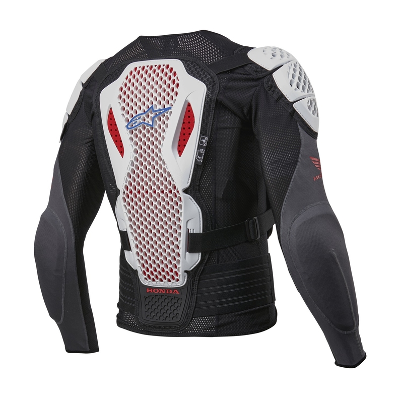 Alpinestars Bionic Plus 2 Honda Collection valkoinen-sininen-punainen-musta vartalosuojain