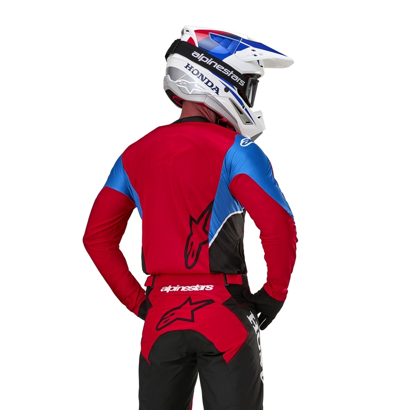 Alpinestars Racer Iconic Honda collection punainen-musta-sininen-valkoinen motocross trikoo