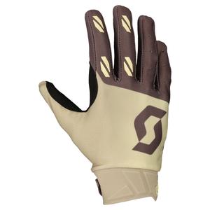 Motocross-hanskat SCOTT EVO FURY beige-ruskea