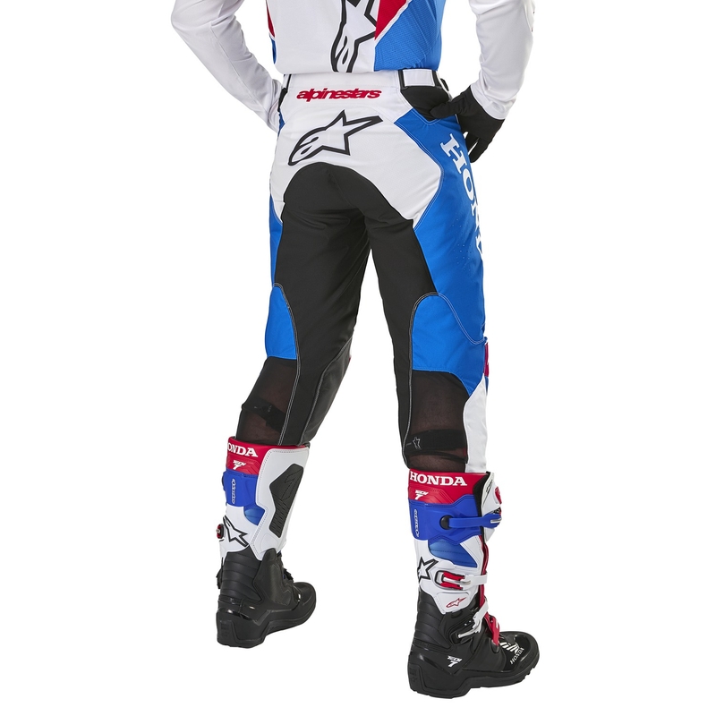 Alpinestars Racer Iconic Honda Motocross housut valkoinen-sininen-punainen-musta
