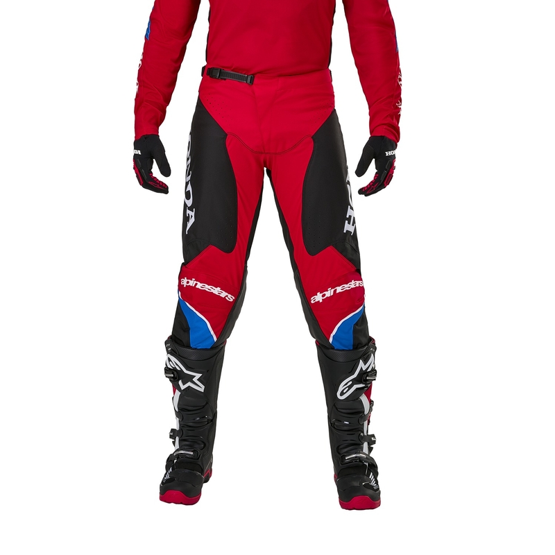 Alpinestars Racer Iconic Honda Motocross housut punainen-musta-sininen-valkoinen mallisto