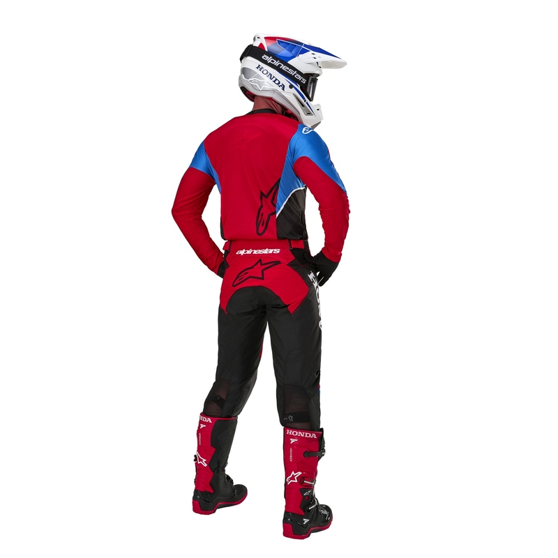 Alpinestars Racer Iconic Honda Motocross housut punainen-musta-sininen-valkoinen mallisto