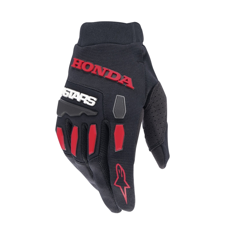 Alpinestars Full Bore Honda motocross hanskat kokoelma musta-punainen