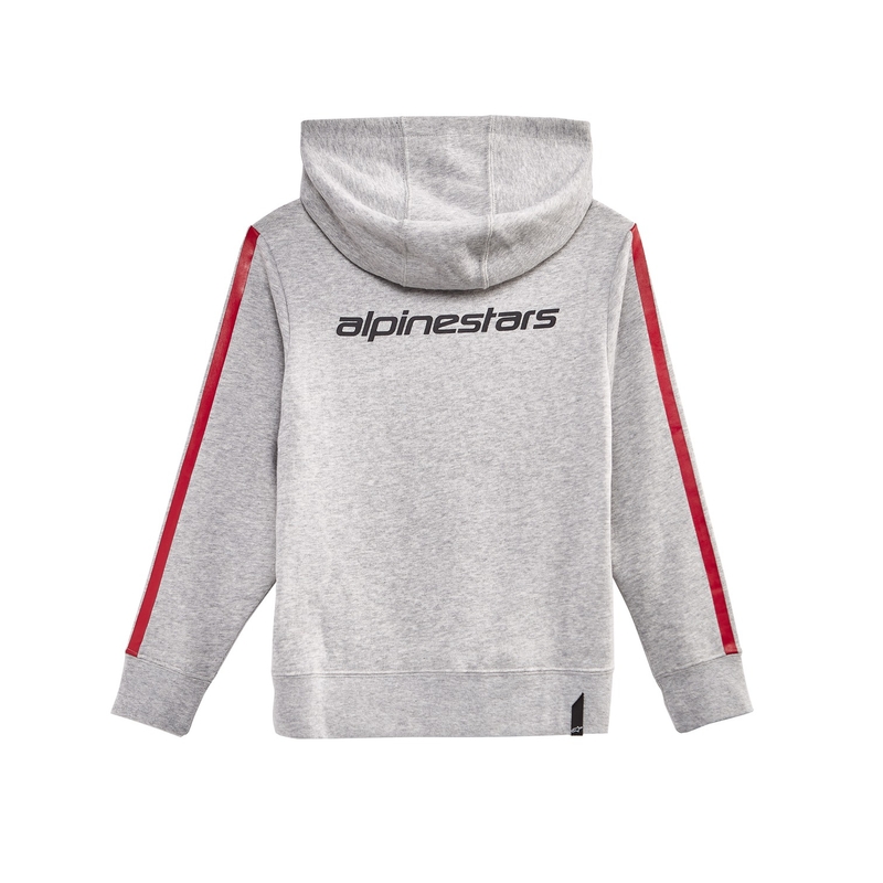 Dětská mikina Alpinestars Kids Racey Hoodie šedo-červená