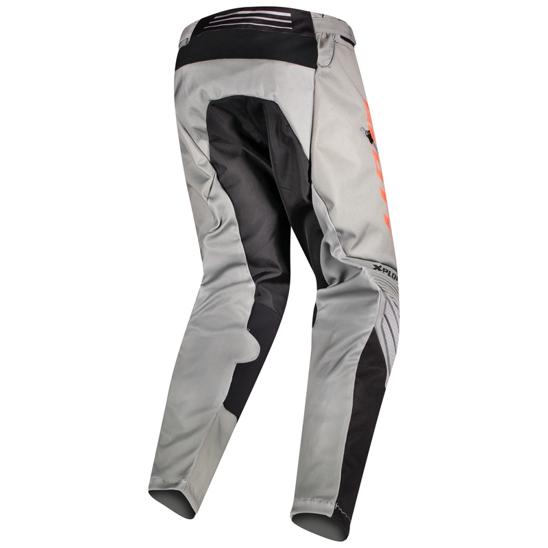 Motocross-housut SCOTT X-PLORE harmaa-musta