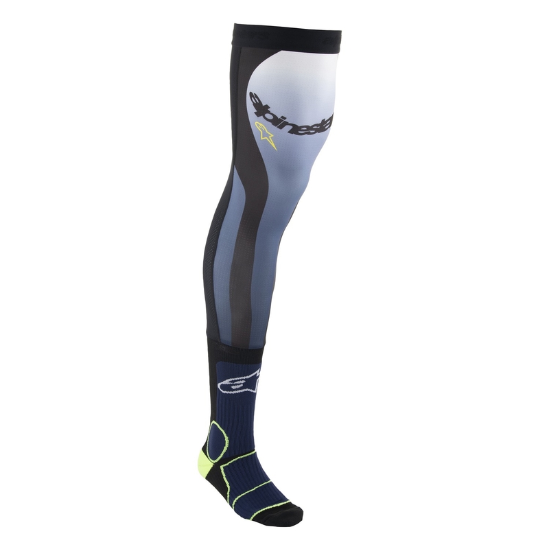 Alpinestars polvitukisukat Sininen-Keltainen-Fluo-Valkoinen-Musta