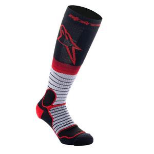 Alpinestars MX PRO musta-puna-harmaa sukat