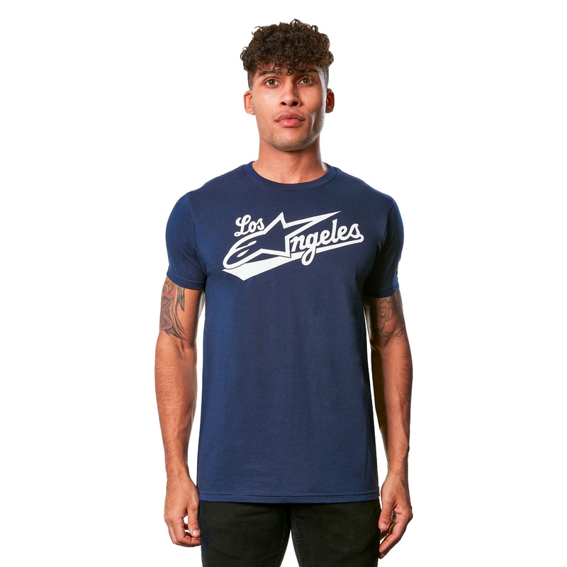 Tričko Alpinestars Los Angeles Tee modré
