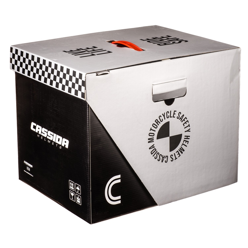 Motokrosová helma Cassida Cross Pro 2 Contra fluo žluto-oranžovo-modrá