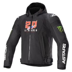 Alpinestars Zaca Air Monster FQ20 Musta-punainen-sininen-valko-vihreä Moottoripyöräily takki
