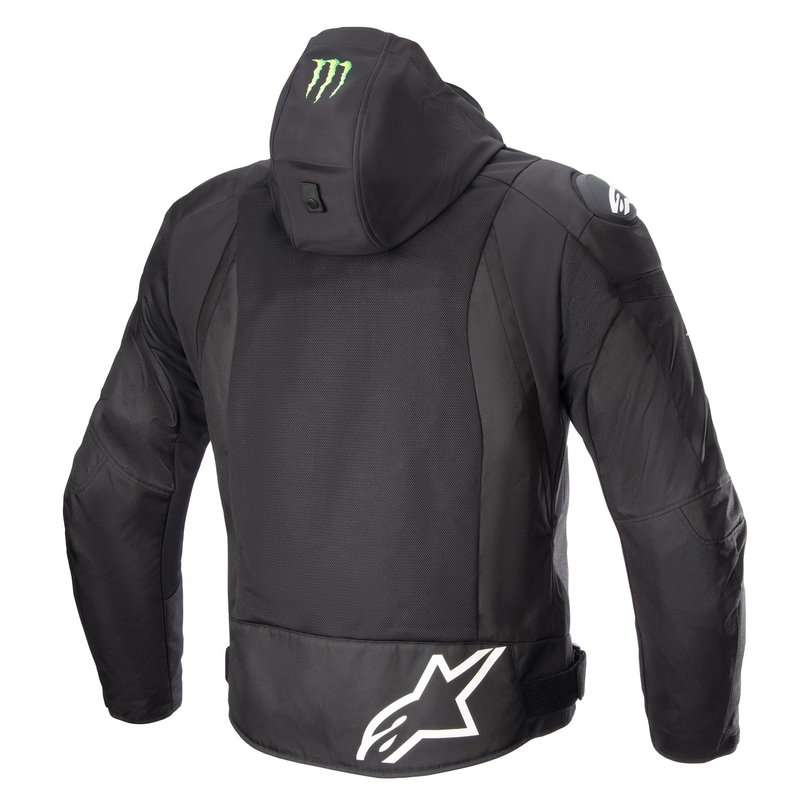 Alpinestars Zaca Air Monster FQ20 Musta-punainen-sininen-valko-vihreä Moottoripyöräily takki