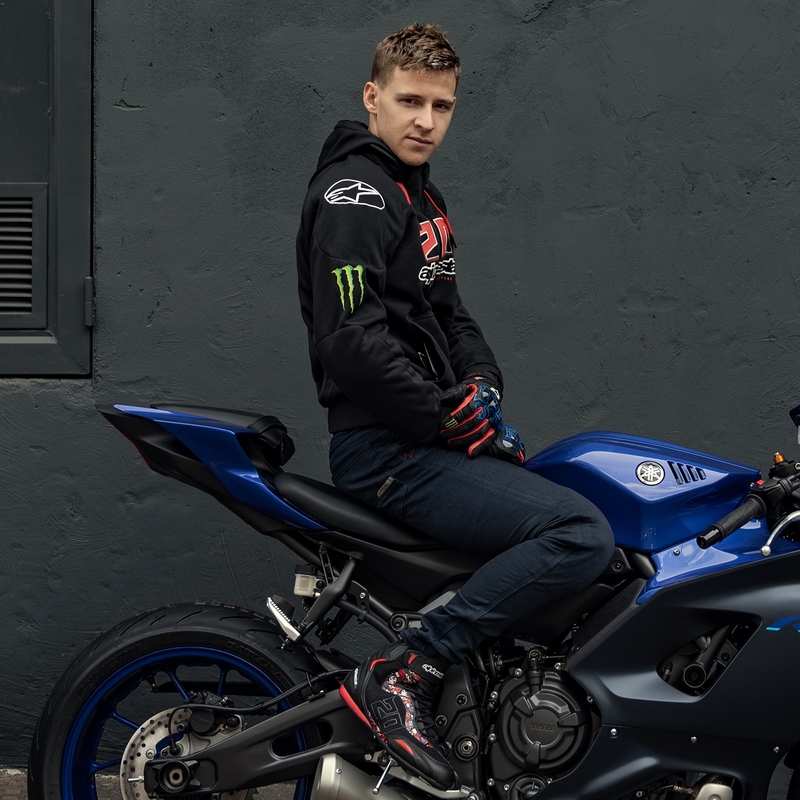 Alpinestars Chrome Ignition Monster FQ20 Musta-punainen-valko-vihreä Moottoripyöräily takki