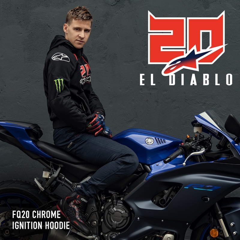 Alpinestars Chrome Ignition Monster FQ20 Musta-punainen-valko-vihreä Moottoripyöräily takki