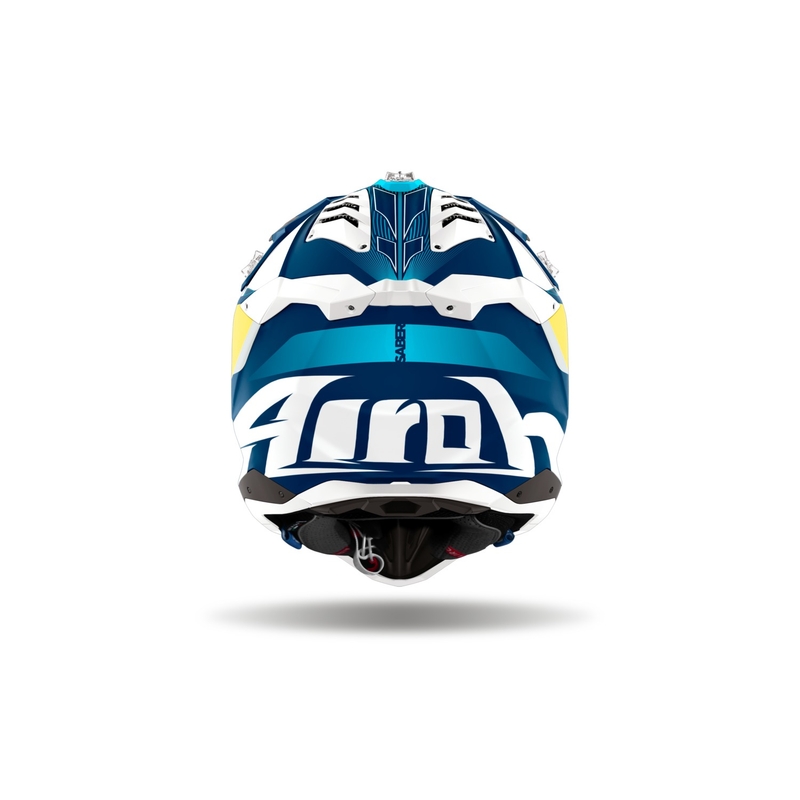 Motocross kypärä Airoh Aviator 3 Saber matta sininen