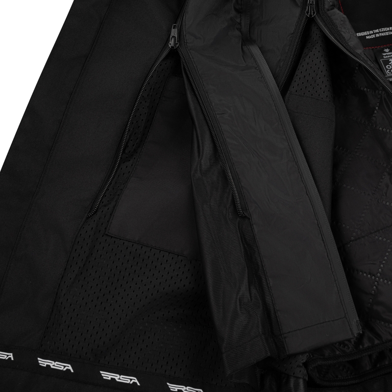 Naisten RSA Dakar 2 moottoripyörätakki hiekka-musta-punainen