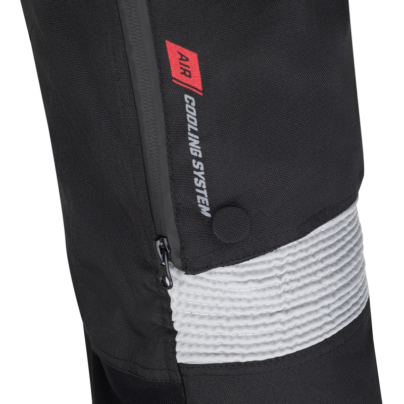 Naisten RSA Dakar 2 Musta ja harmaa Moottoripyöräilyhousut