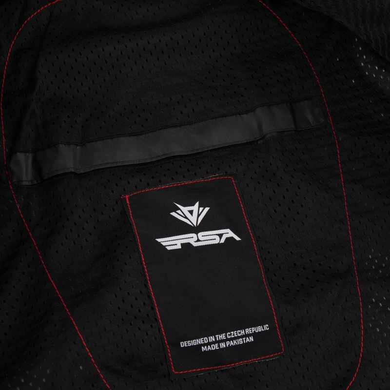 Naisten RSA Wasp Mustavalkoinen moottoripyörä takki